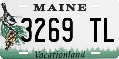 ME license plate 3269TL