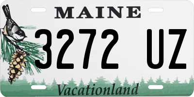 ME license plate 3272UZ