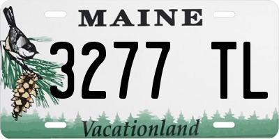 ME license plate 3277TL