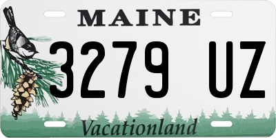 ME license plate 3279UZ