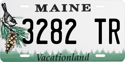 ME license plate 3282TR