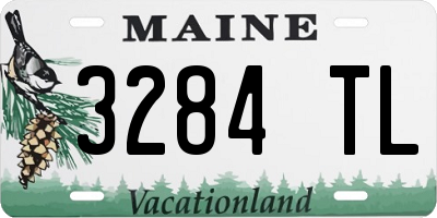 ME license plate 3284TL