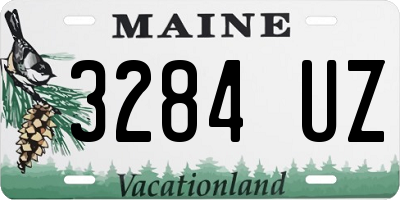 ME license plate 3284UZ