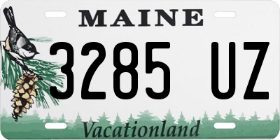 ME license plate 3285UZ