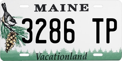 ME license plate 3286TP