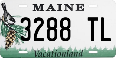 ME license plate 3288TL