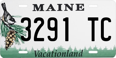 ME license plate 3291TC