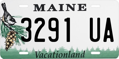 ME license plate 3291UA