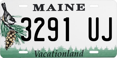 ME license plate 3291UJ