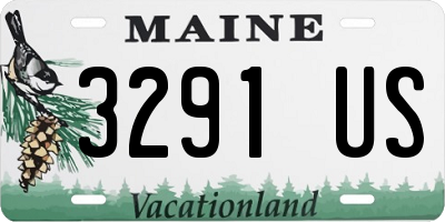ME license plate 3291US