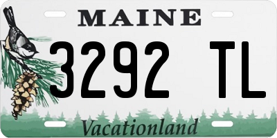 ME license plate 3292TL