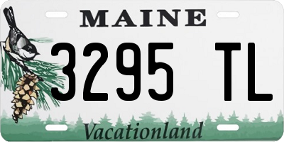 ME license plate 3295TL