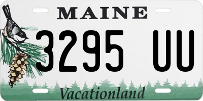 ME license plate 3295UU