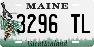 ME license plate 3296TL