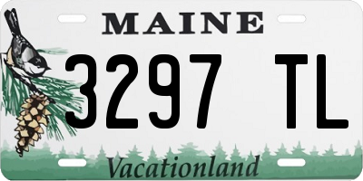 ME license plate 3297TL