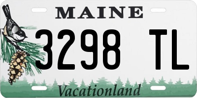 ME license plate 3298TL