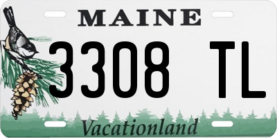 ME license plate 3308TL