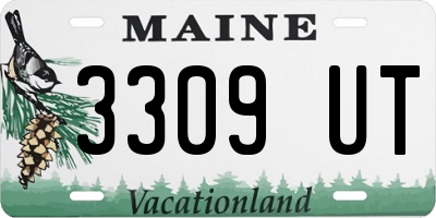 ME license plate 3309UT