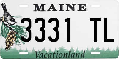 ME license plate 3331TL
