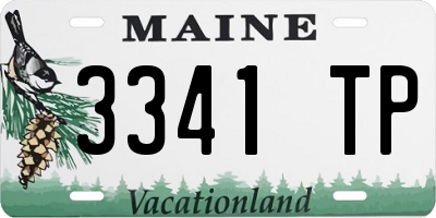 ME license plate 3341TP