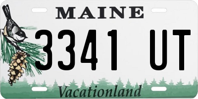 ME license plate 3341UT