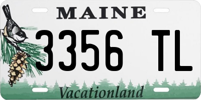 ME license plate 3356TL