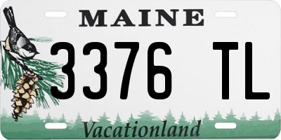 ME license plate 3376TL