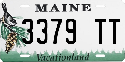 ME license plate 3379TT