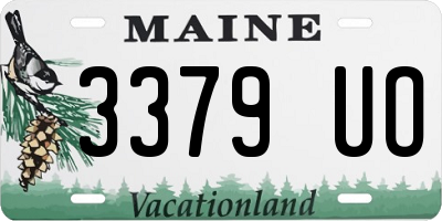 ME license plate 3379UO
