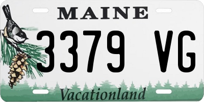 ME license plate 3379VG