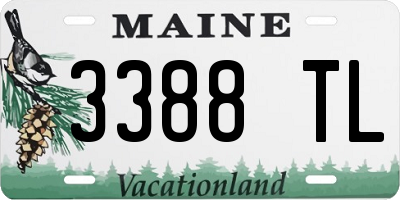 ME license plate 3388TL