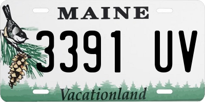 ME license plate 3391UV