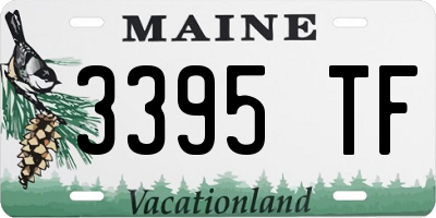 ME license plate 3395TF