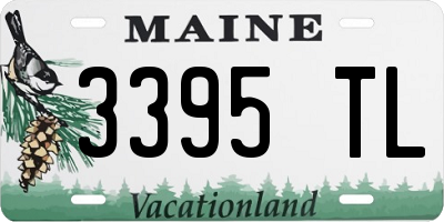 ME license plate 3395TL