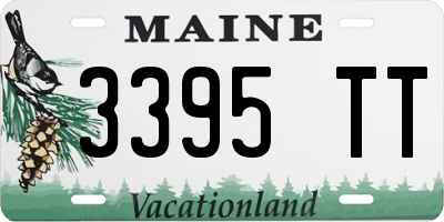 ME license plate 3395TT