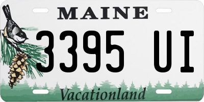 ME license plate 3395UI