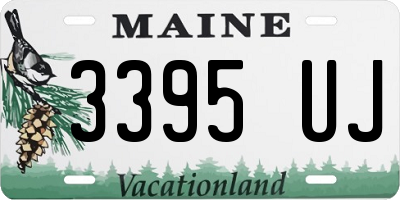ME license plate 3395UJ
