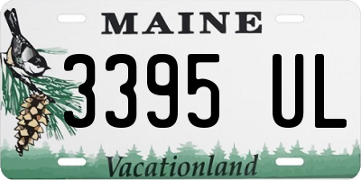 ME license plate 3395UL