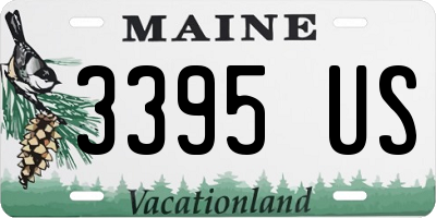 ME license plate 3395US