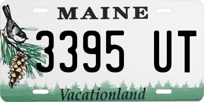 ME license plate 3395UT