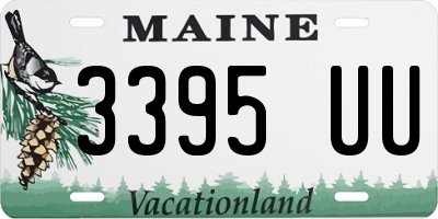 ME license plate 3395UU