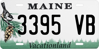 ME license plate 3395VB