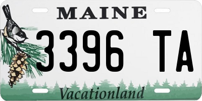 ME license plate 3396TA