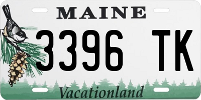 ME license plate 3396TK