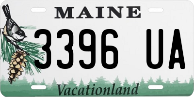 ME license plate 3396UA
