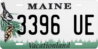 ME license plate 3396UE