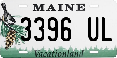 ME license plate 3396UL