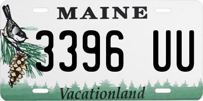 ME license plate 3396UU