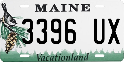 ME license plate 3396UX