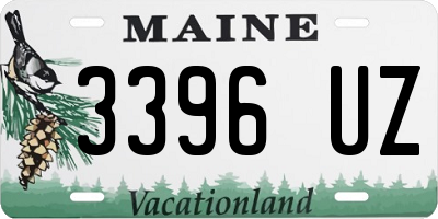 ME license plate 3396UZ